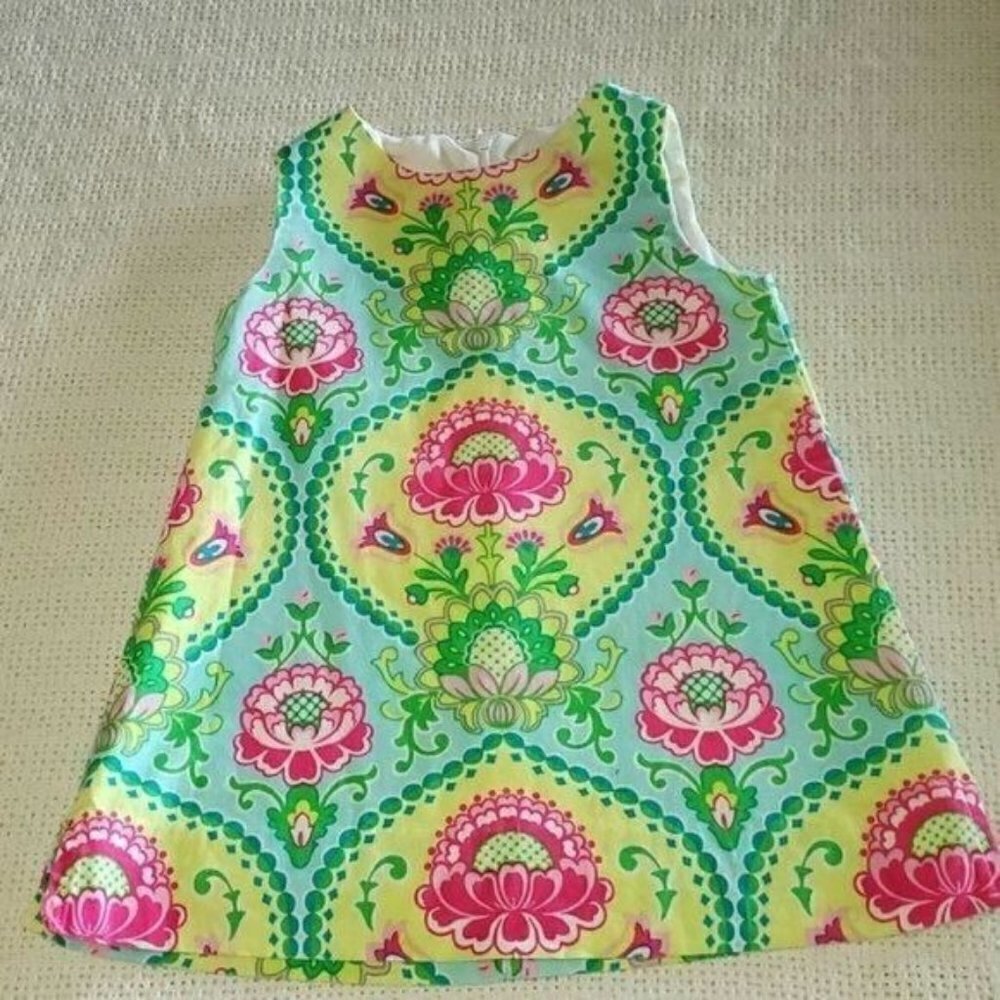 Bailey Boys Classics‎ Soft Pastels Lined Zippered Sleeveless Sz. 2T Sun Dress